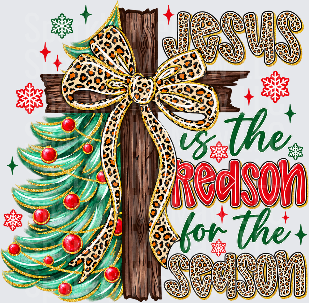 Jesus Is The Reason Season UV DTF Decal