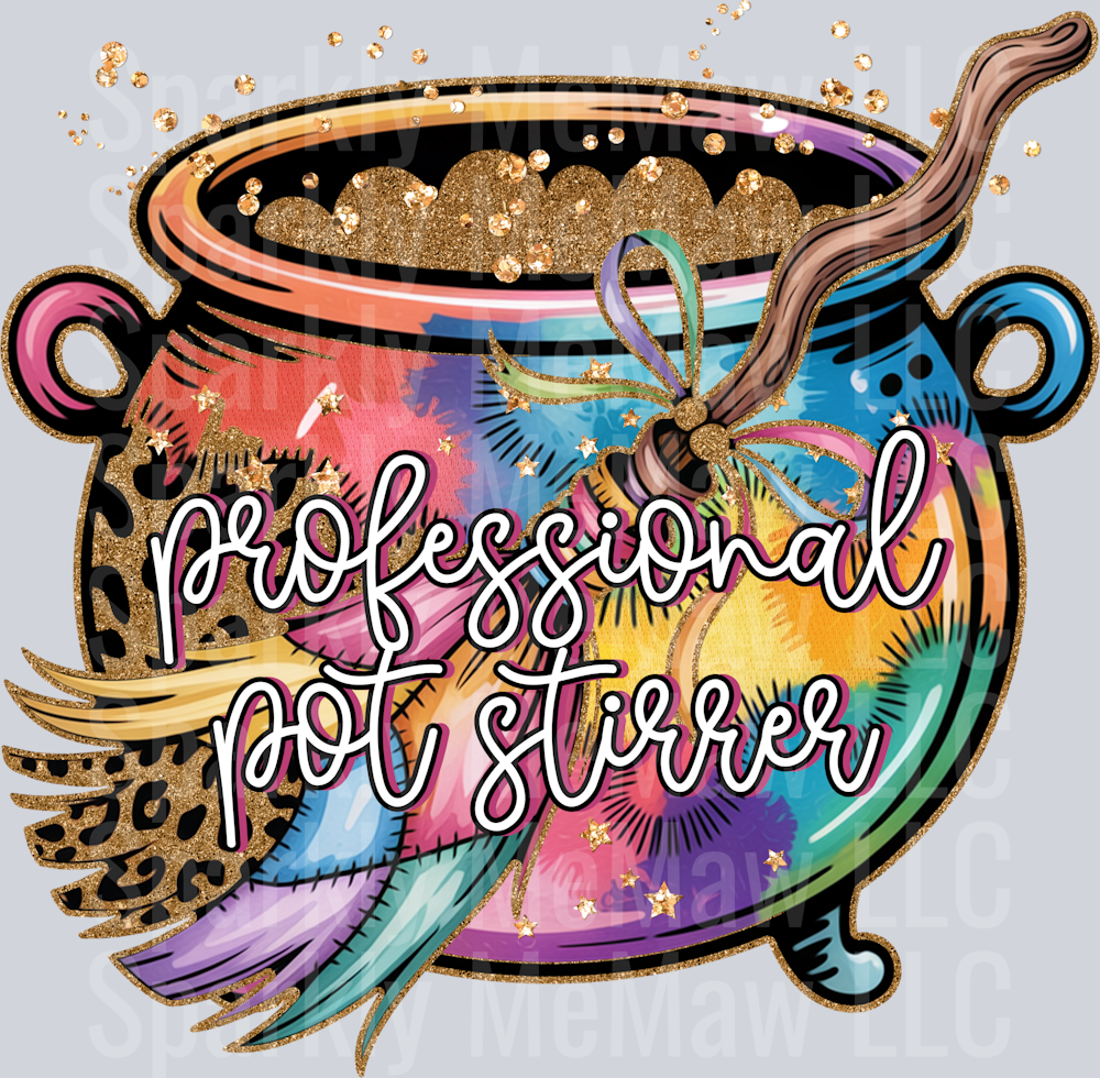 Pot Stirrer UV DTF Decal