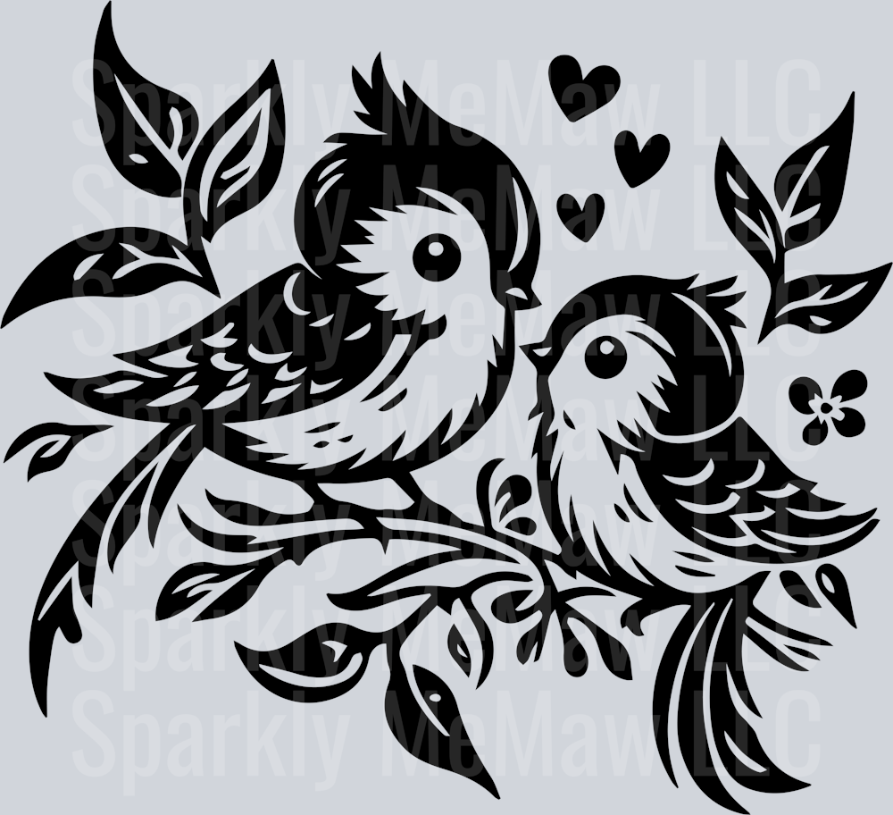 Bird UV DTF Clipart Decal 3
