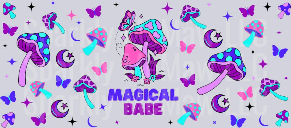 Magical Babe 16 oz UV DTF Wrap