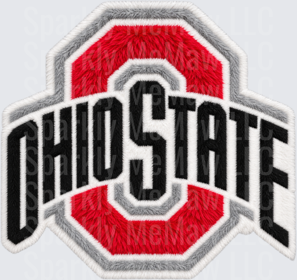 Ohio State Buckeyes Logo UV DTF Decal