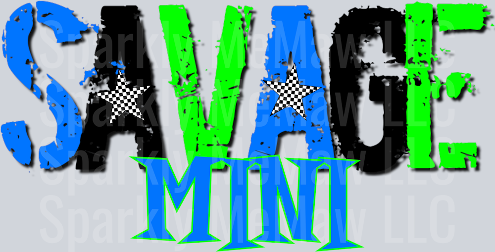savage mini UV DTF Decal
