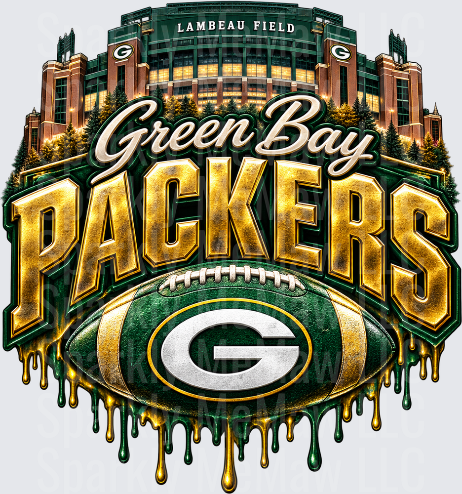 Green Bay Packers Lambeau Field UV DTF Decal