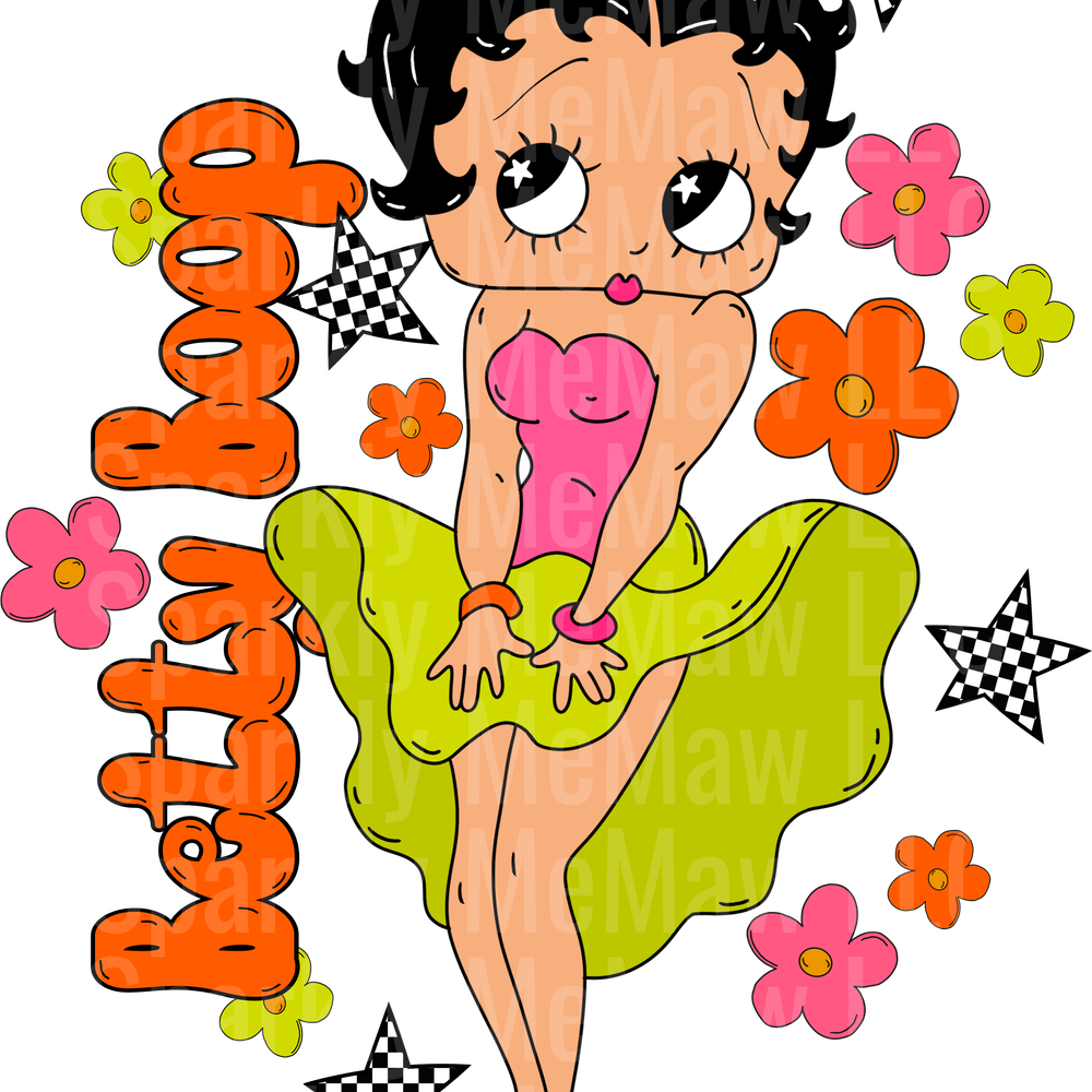 Beautiful lady UV DTF Decal