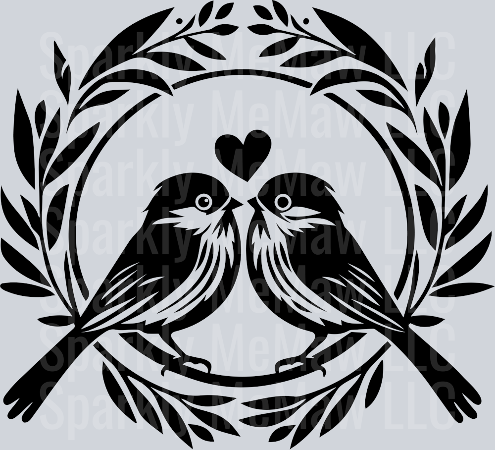 Bird UV DTF Clipart Decal 9