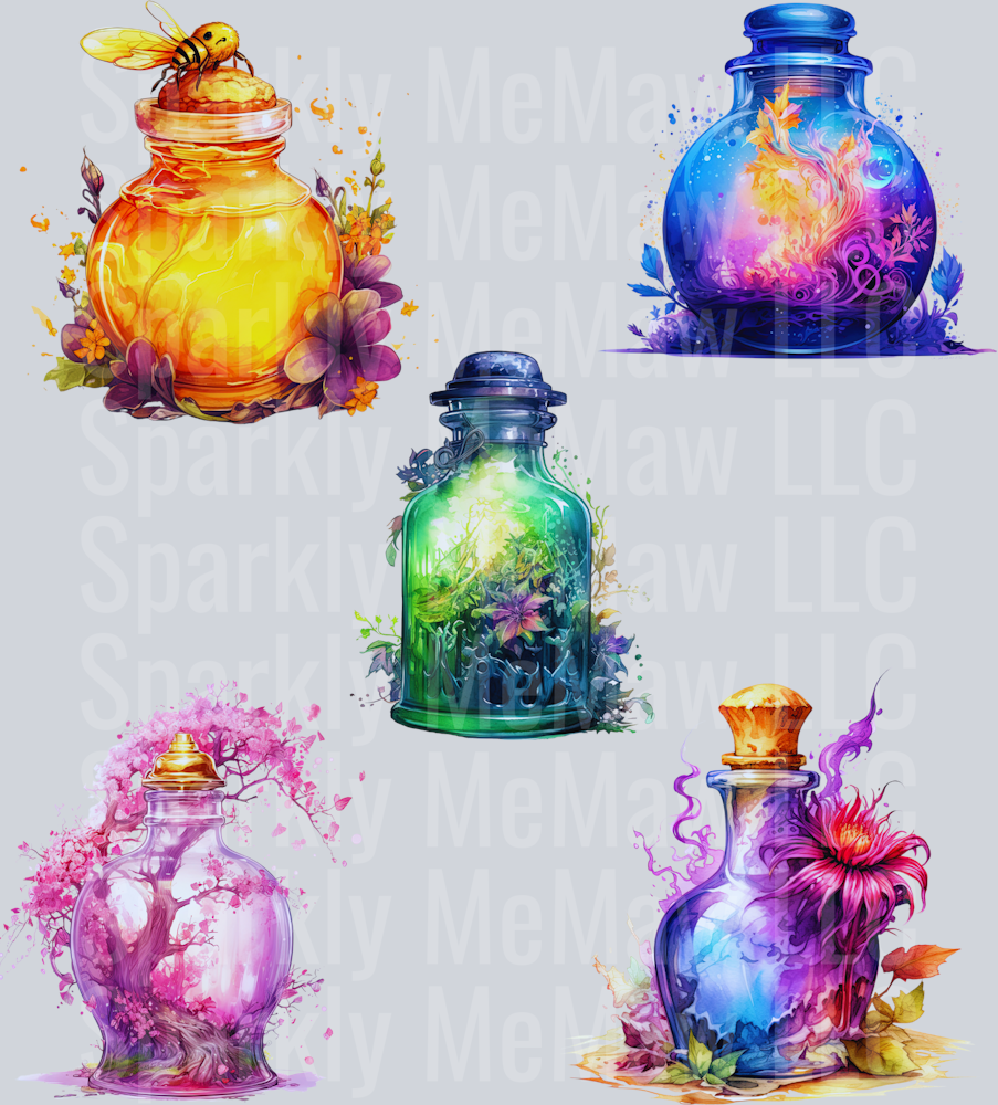 Potions UV DTF Element Sheet
