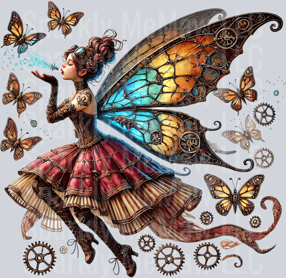 Fairy SteamPunk UV DTF Decal 25