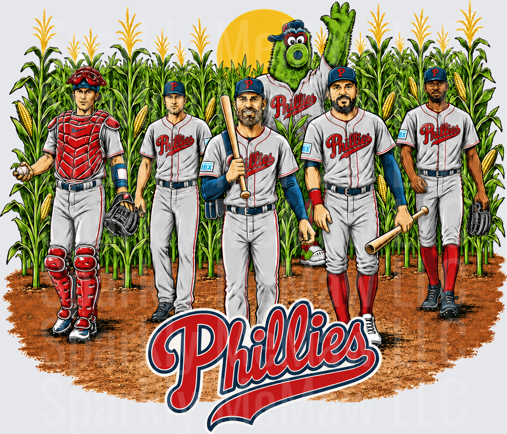 Philadelphia Phillies Field of Dreams UV Decal Decal