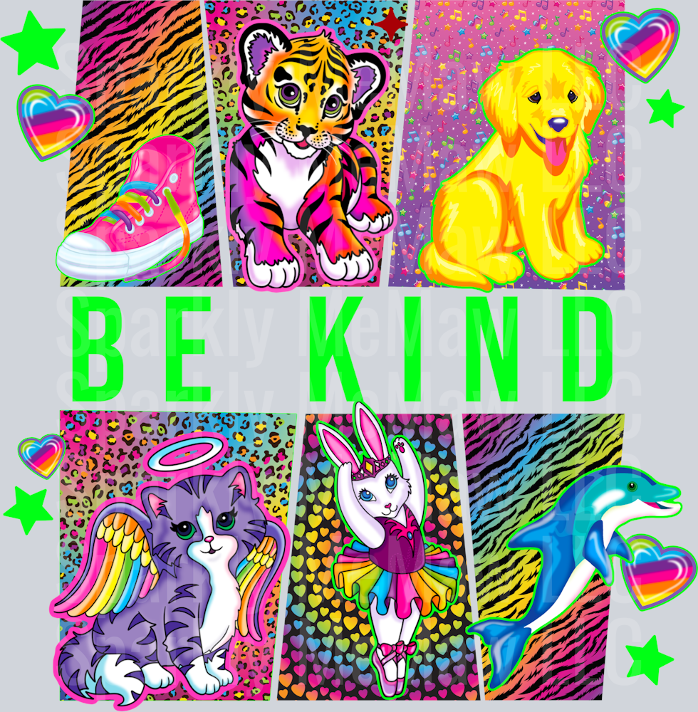 Be Kind Vintage UV DTF Decal
