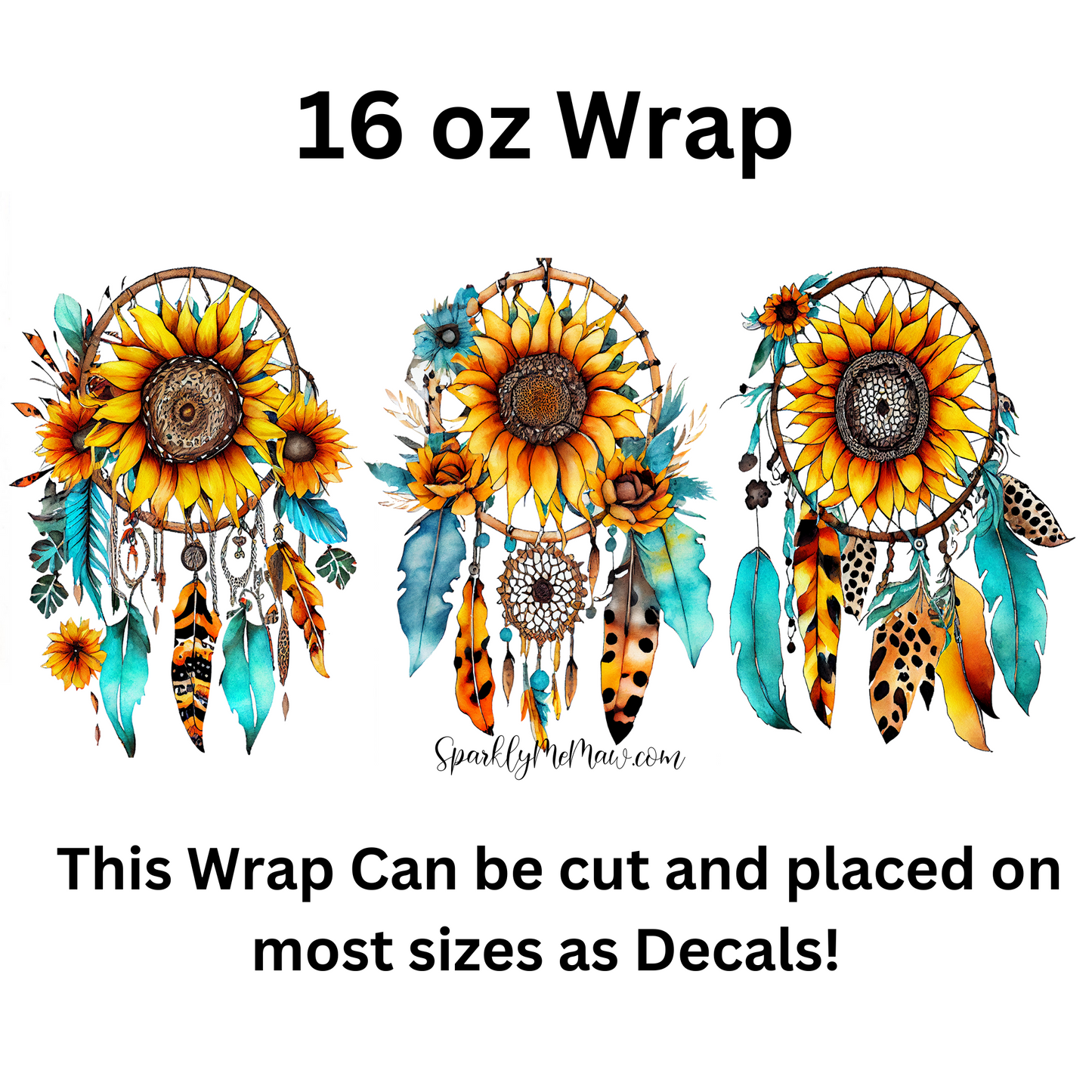 Western Dreamcatchers UV DTF 16 oz Wrap