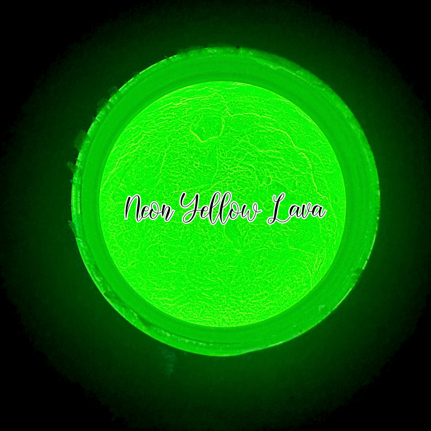 Neon Yellow Lava Glow Powder