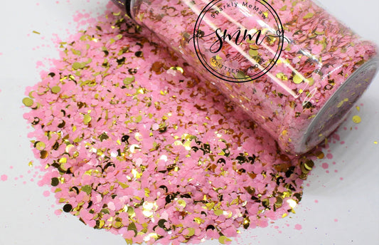 Pink Patina Chunky Glitter Mix