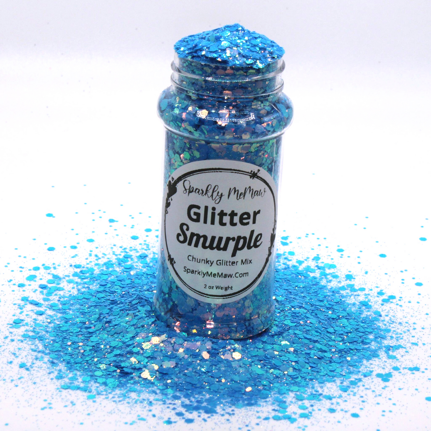 Smurple Chunky Color Shifting Glitter Mix