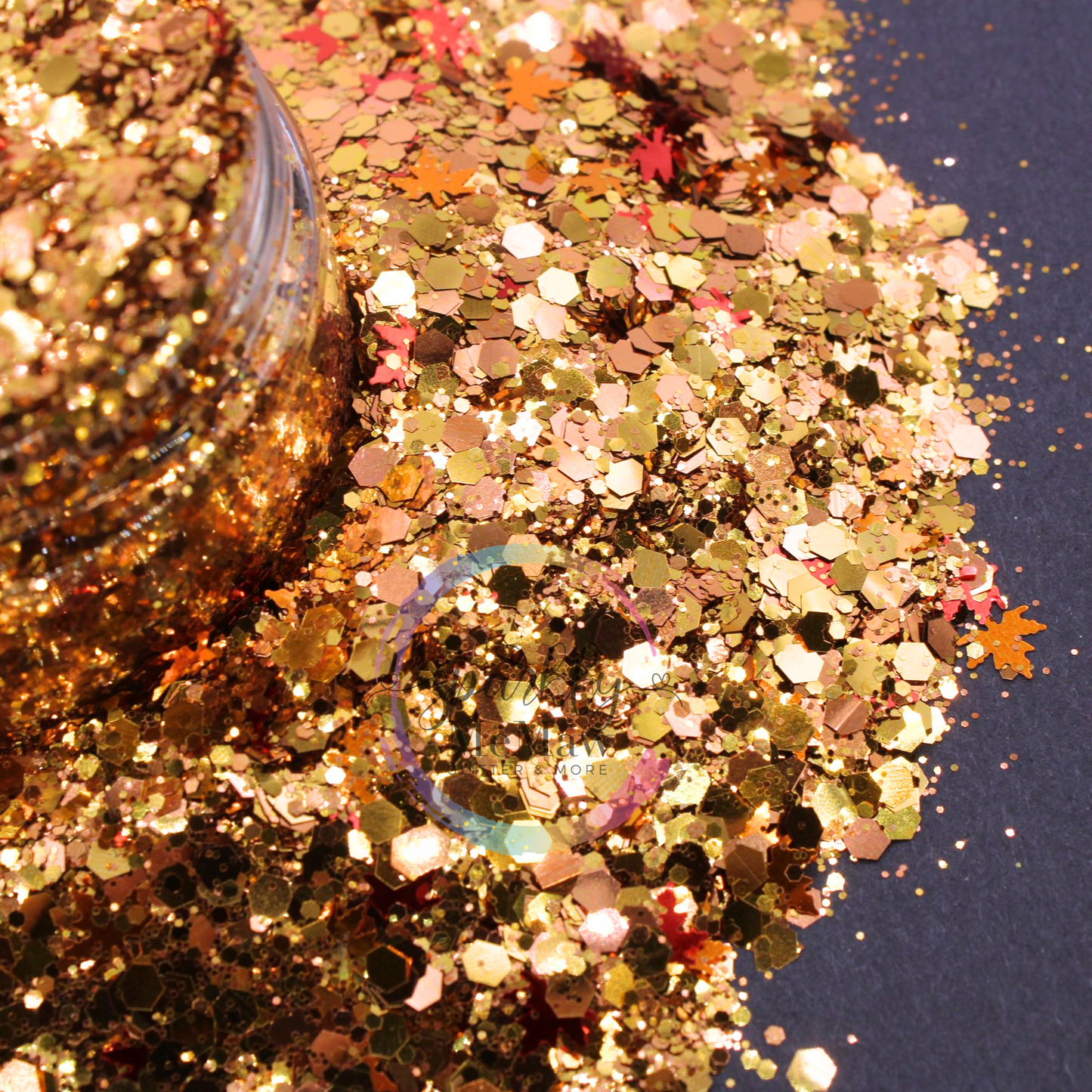 Hey Fall SMM Custom Chunky Glitter Mix with shapes