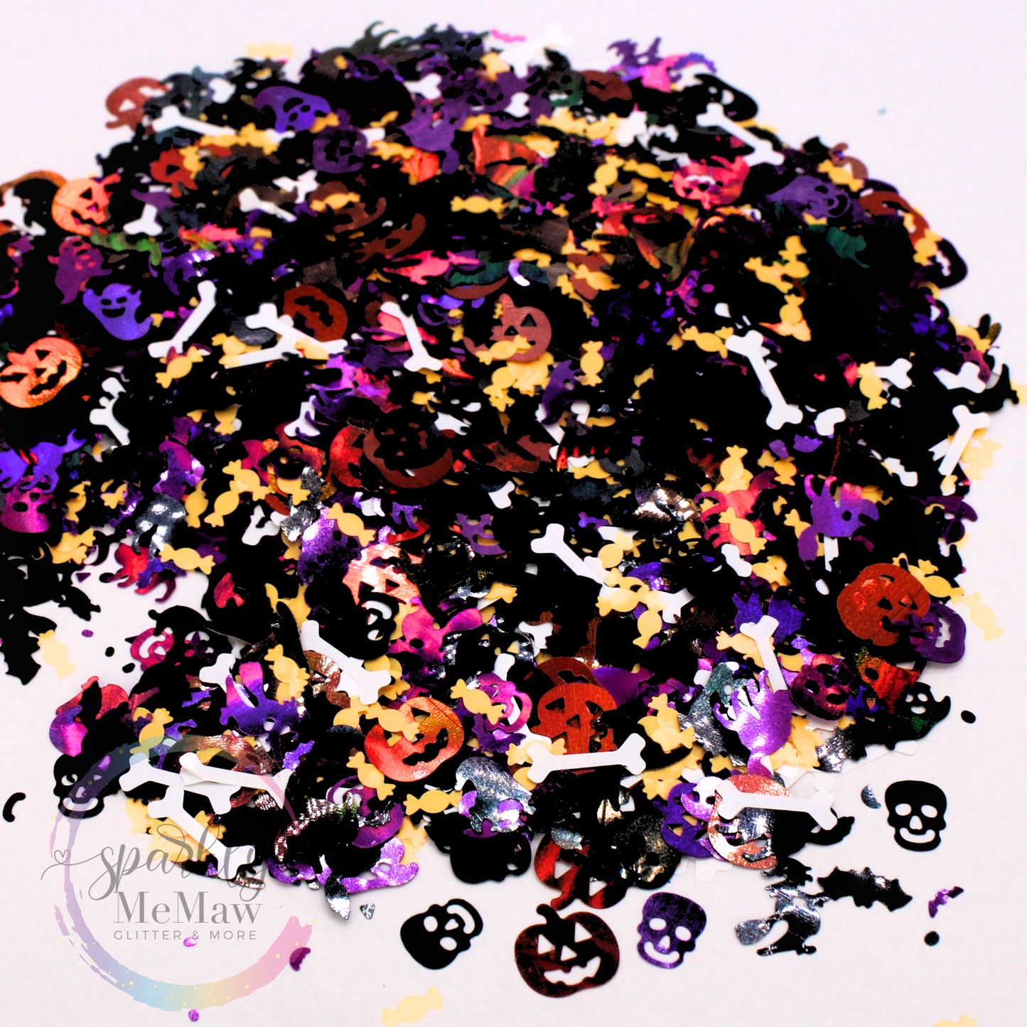 All things Halloween Custom Shapes Glitter Mix