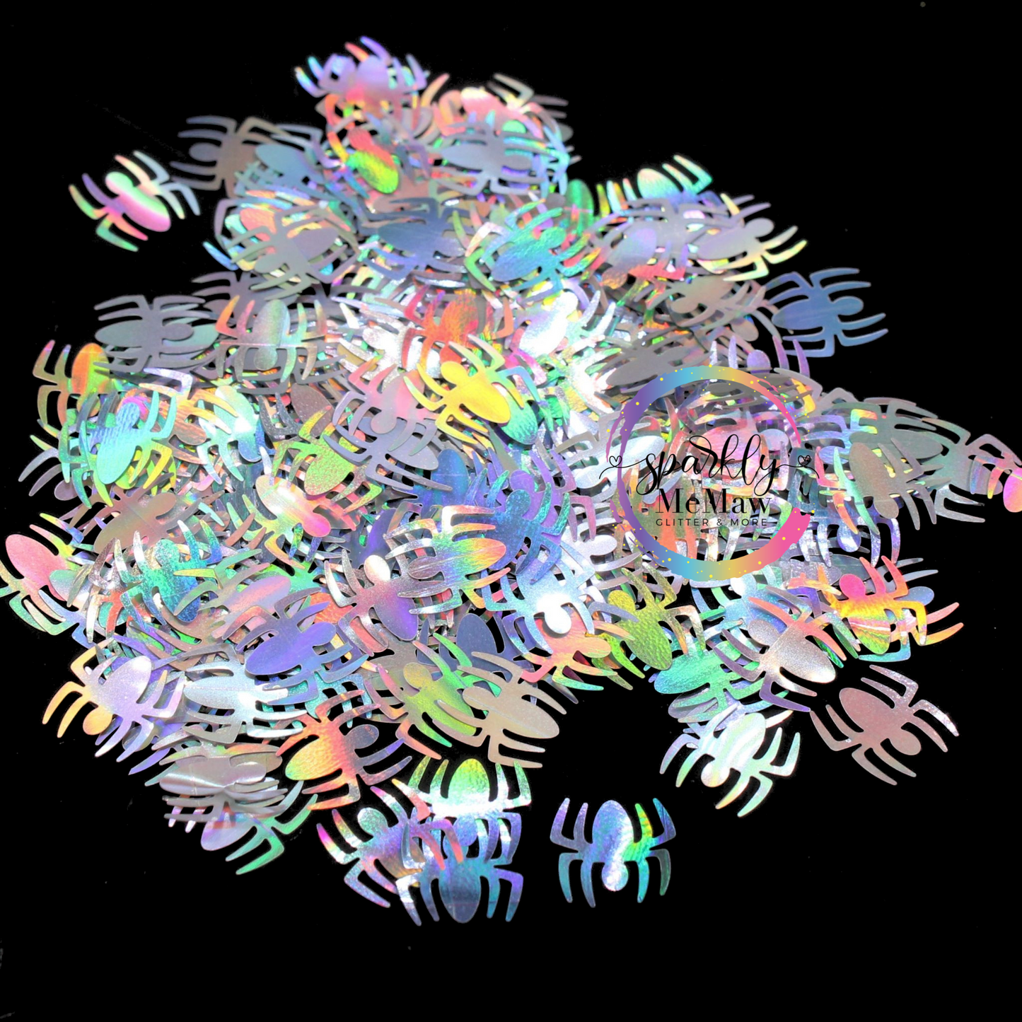 Spidey Holographic Spider Shape Glitter