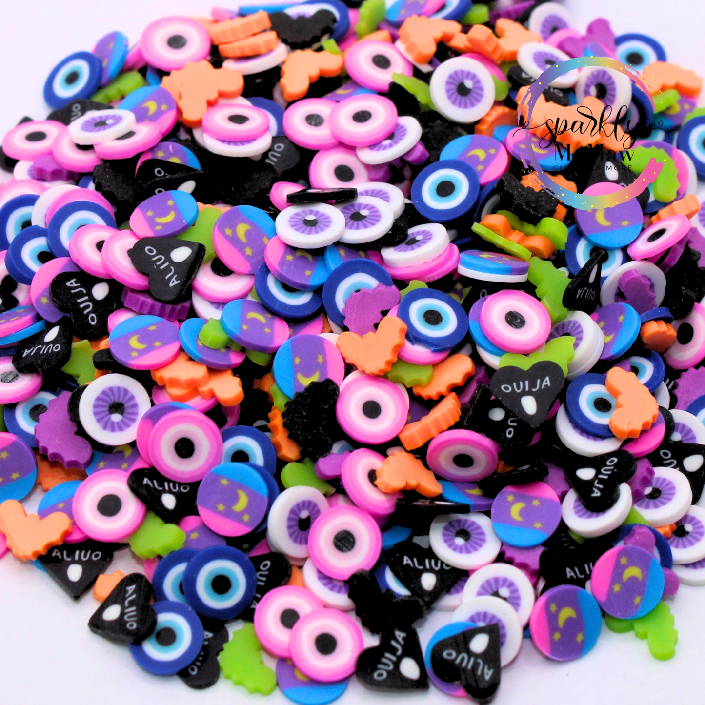 Evil Eyes Poly Clay Shapes