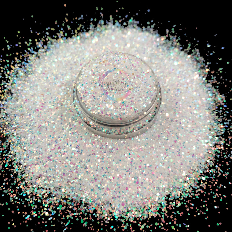 Dreaming of a White Christmas Fine White Rainbow Glitter Mix