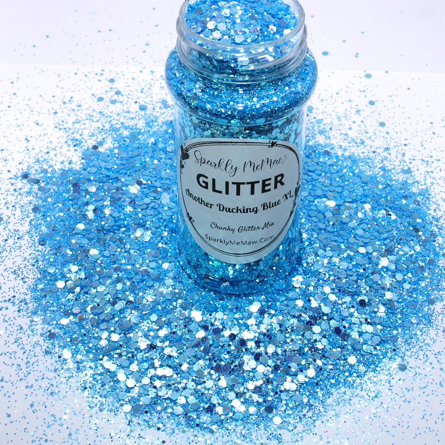 Another Ducking Blue XL Chunky Glitter Mix