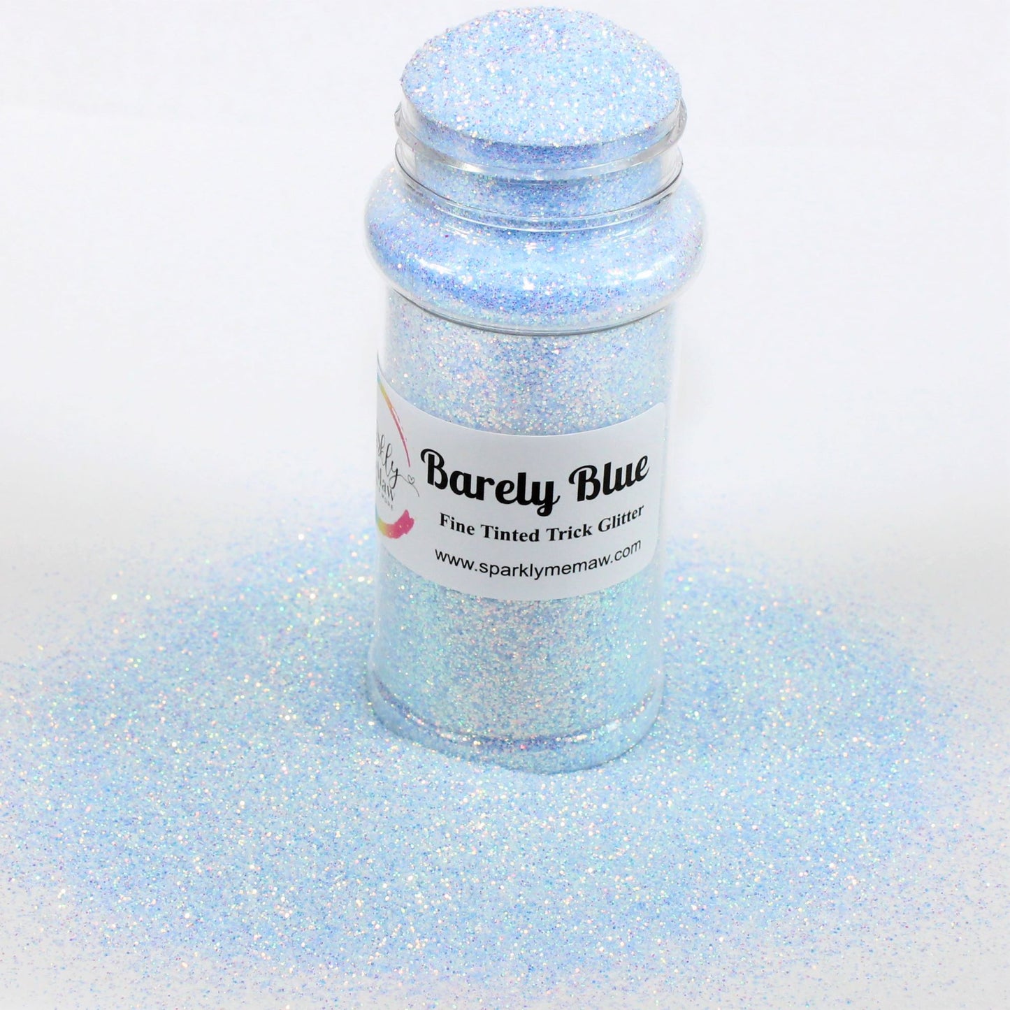 Barely Blue Fine Tinted Glitter