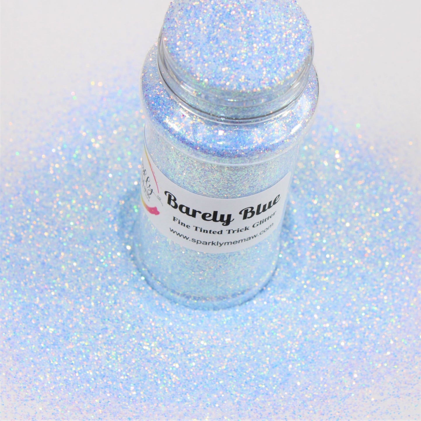 Barely Blue Fine Tinted Glitter