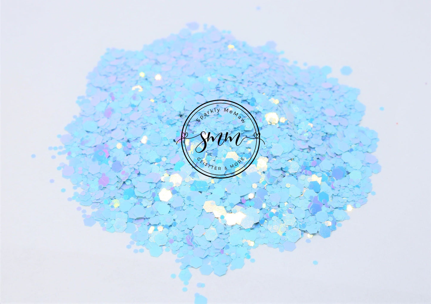 BLUE SPLASH chunky color shifting mix