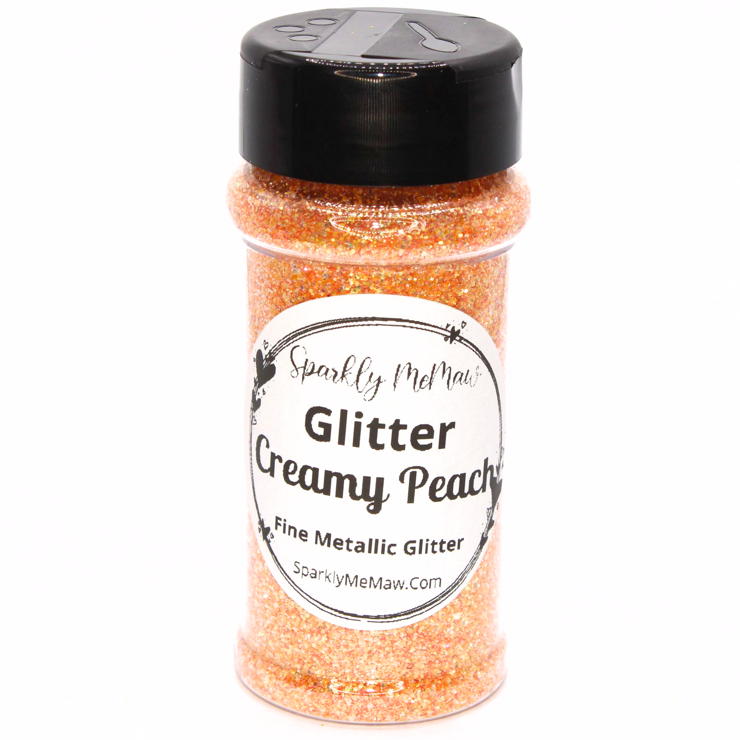 Creamy Peach Fine Metallic Glitter