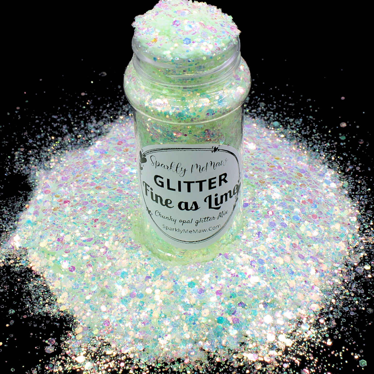 Fine as Lime Chunky Opal Glitter Mix