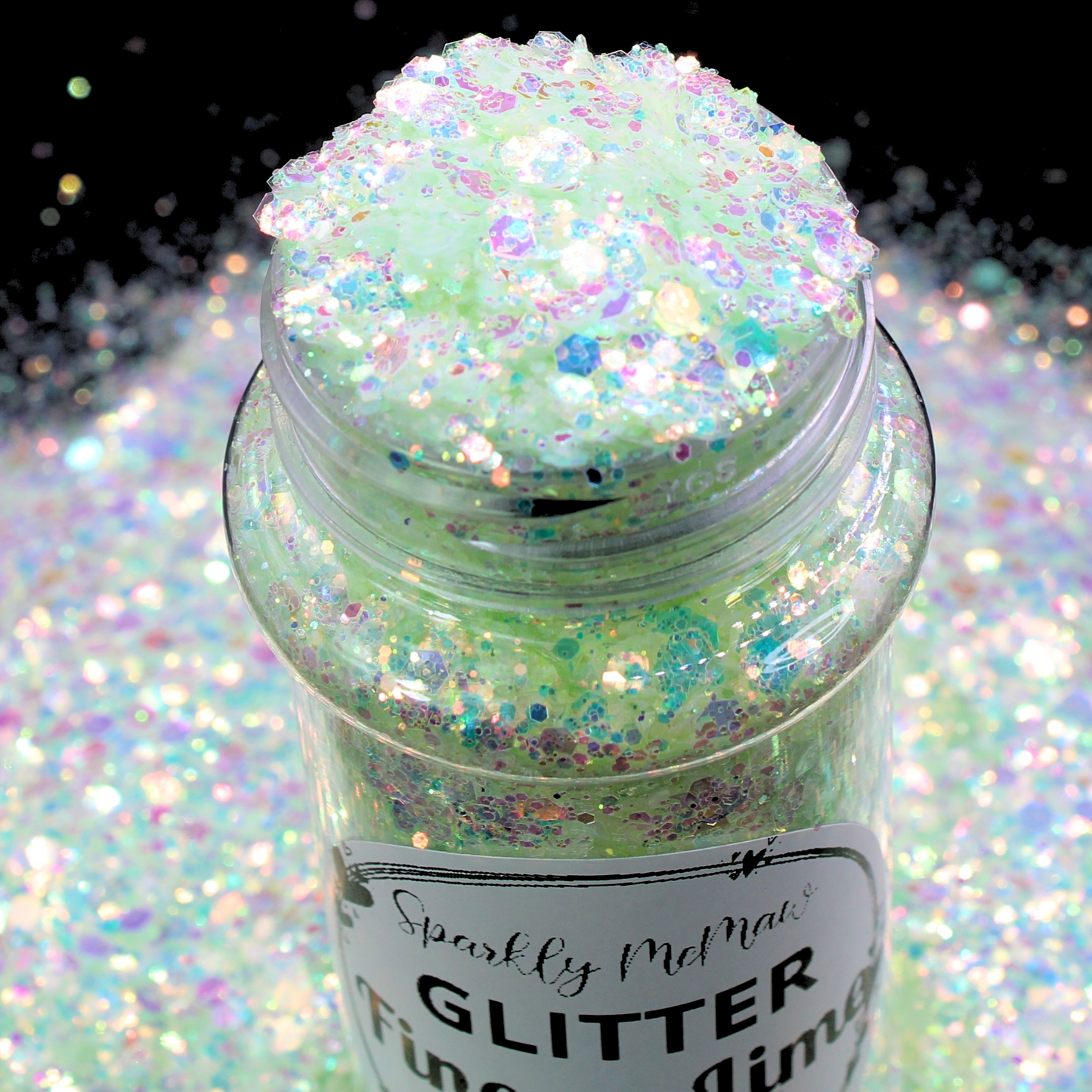 Fine as Lime Chunky Opal Glitter Mix