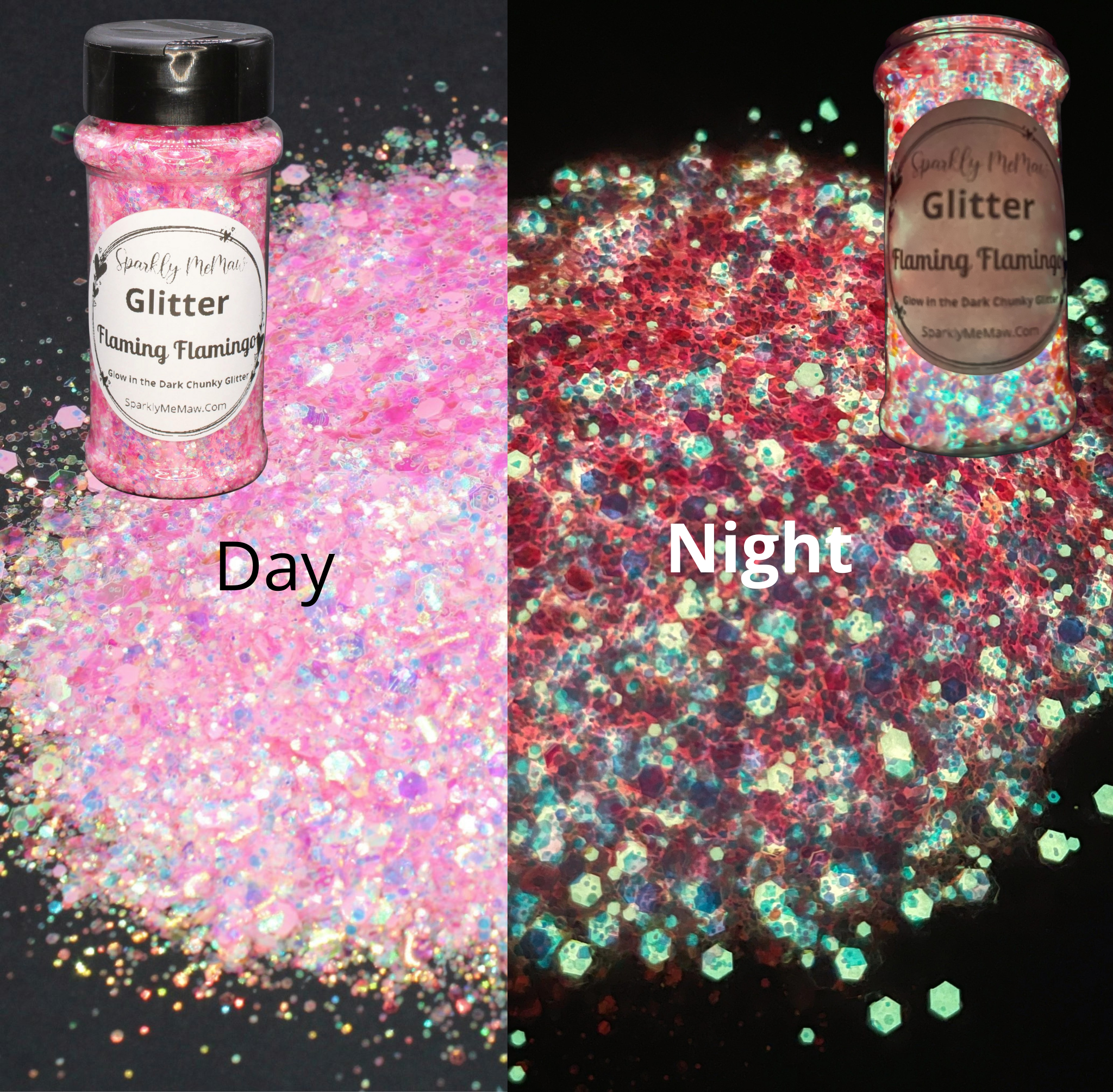 Chunky Glow in the Dark Glitter