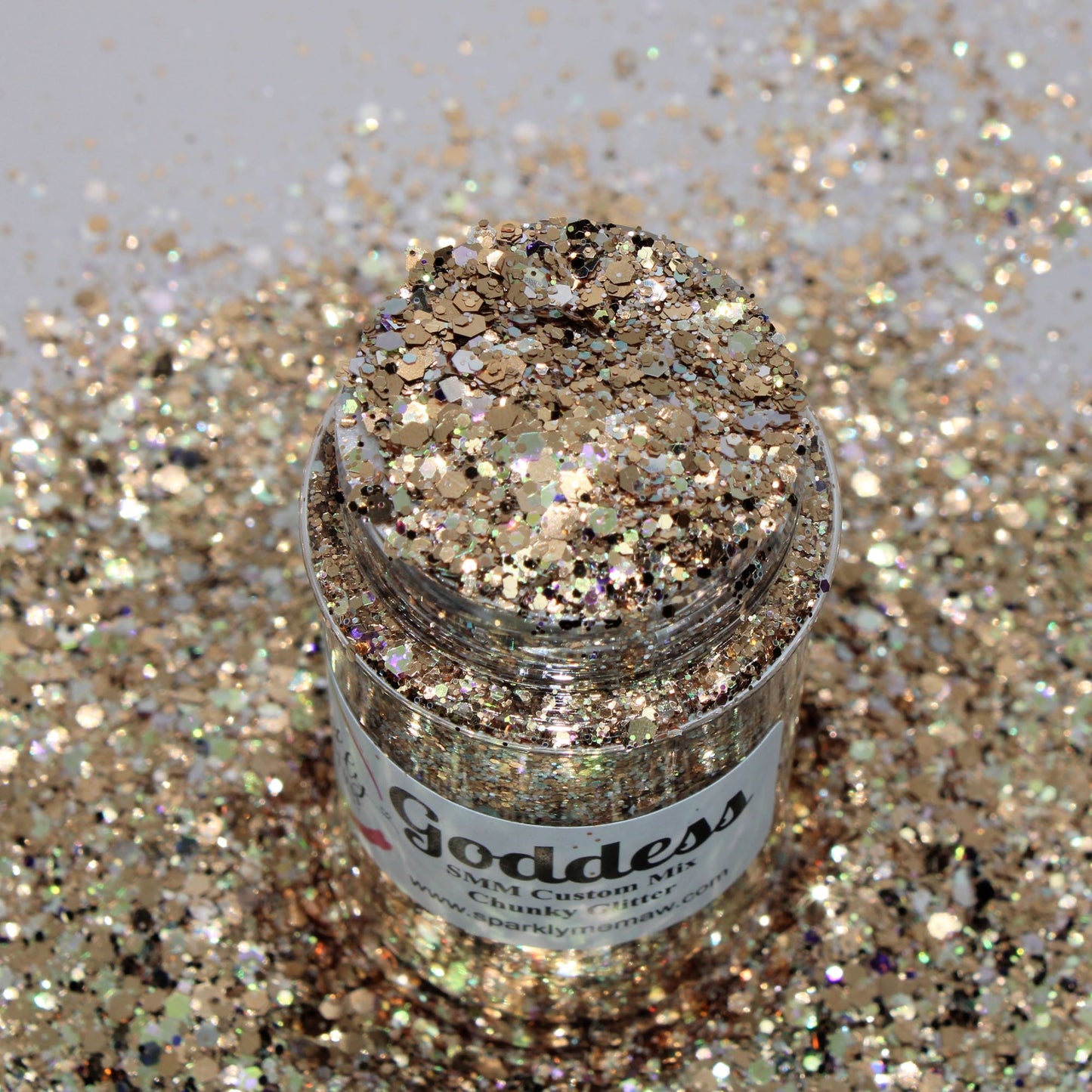 Goddess SMM custom Gold Chunky Glitter Mix