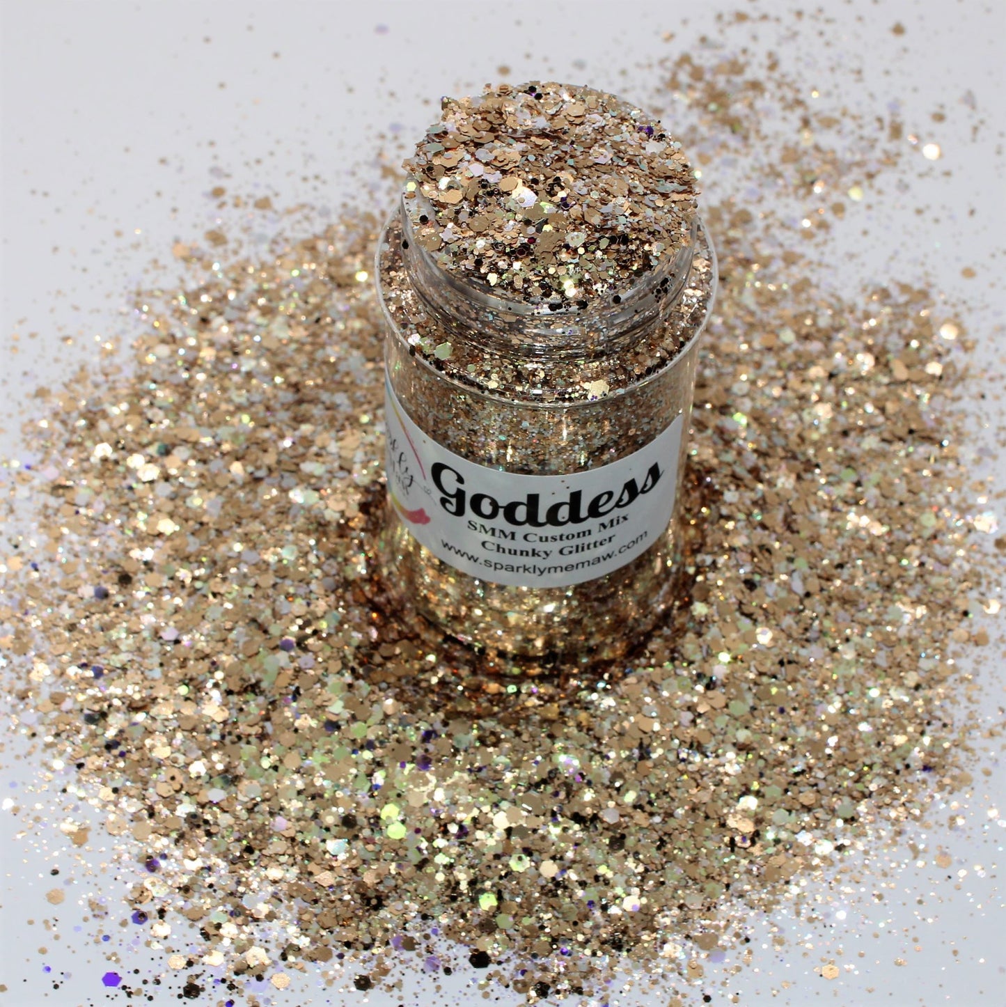 Goddess SMM custom Gold Chunky Glitter Mix