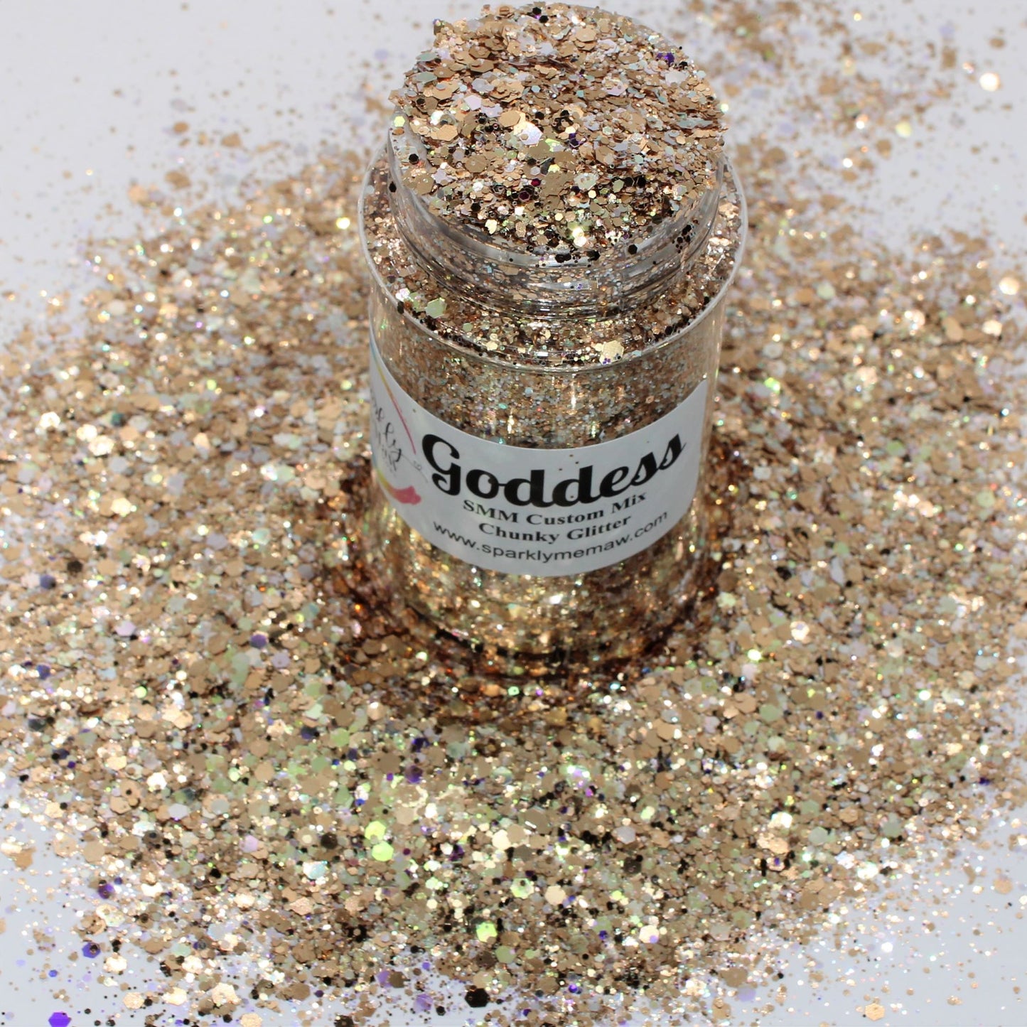 Goddess SMM custom Gold Chunky Glitter Mix