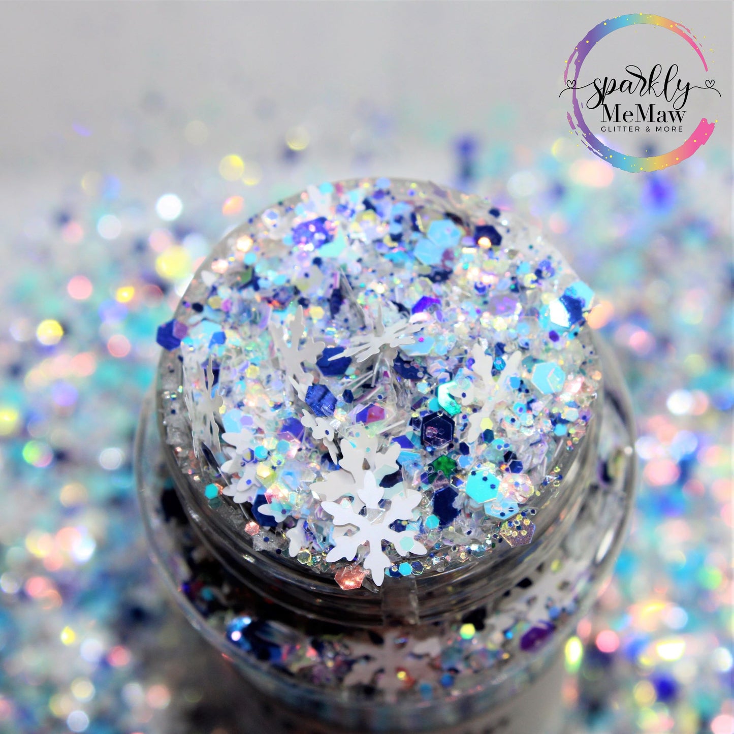 Let it Go Chunky Snow Flake Christmas Mix