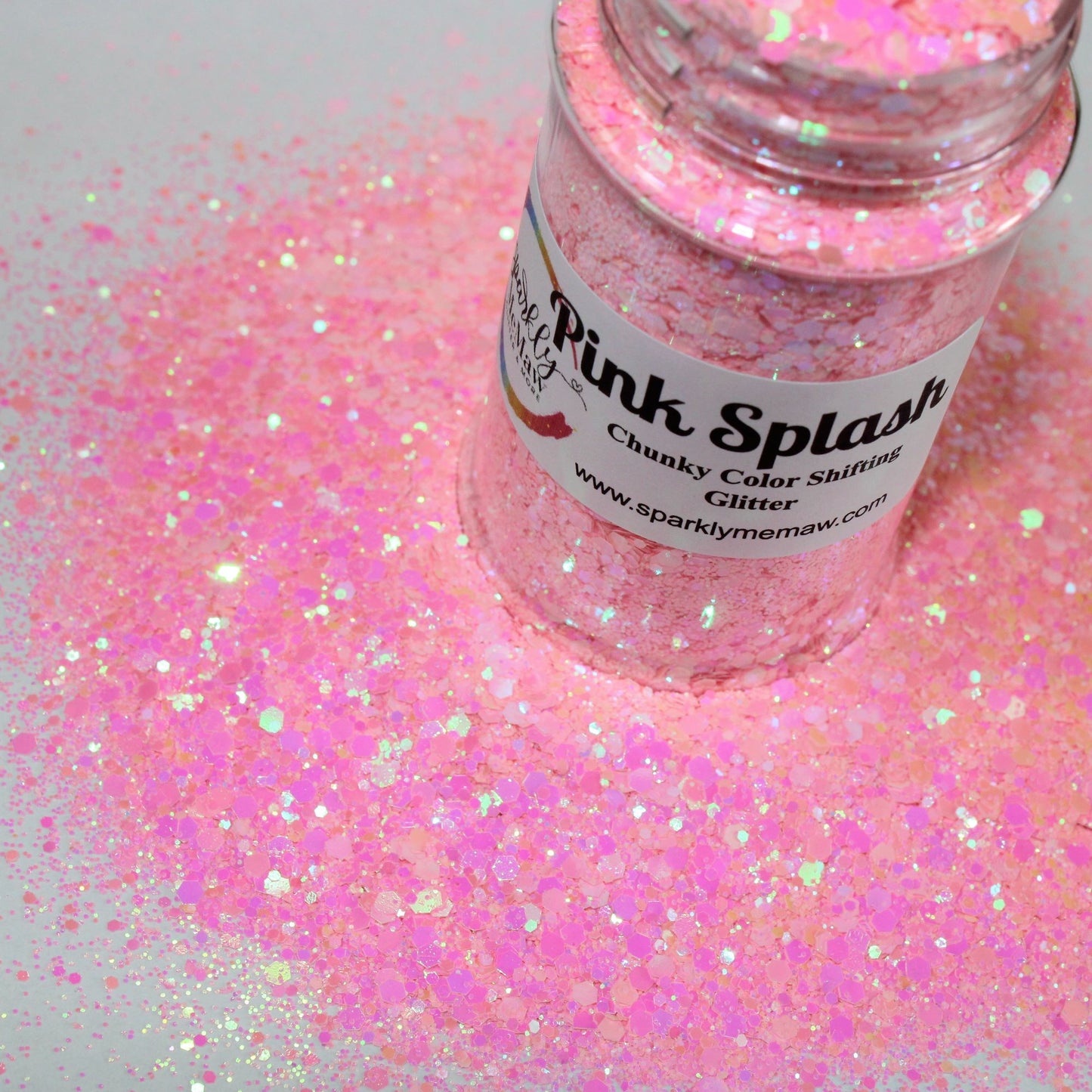 PINK SPLASH Color Shifting chunky mix