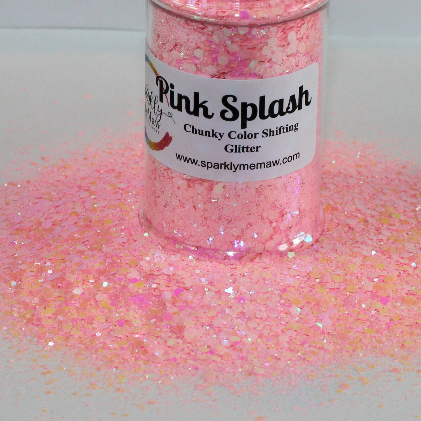 PINK SPLASH Color Shifting chunky mix