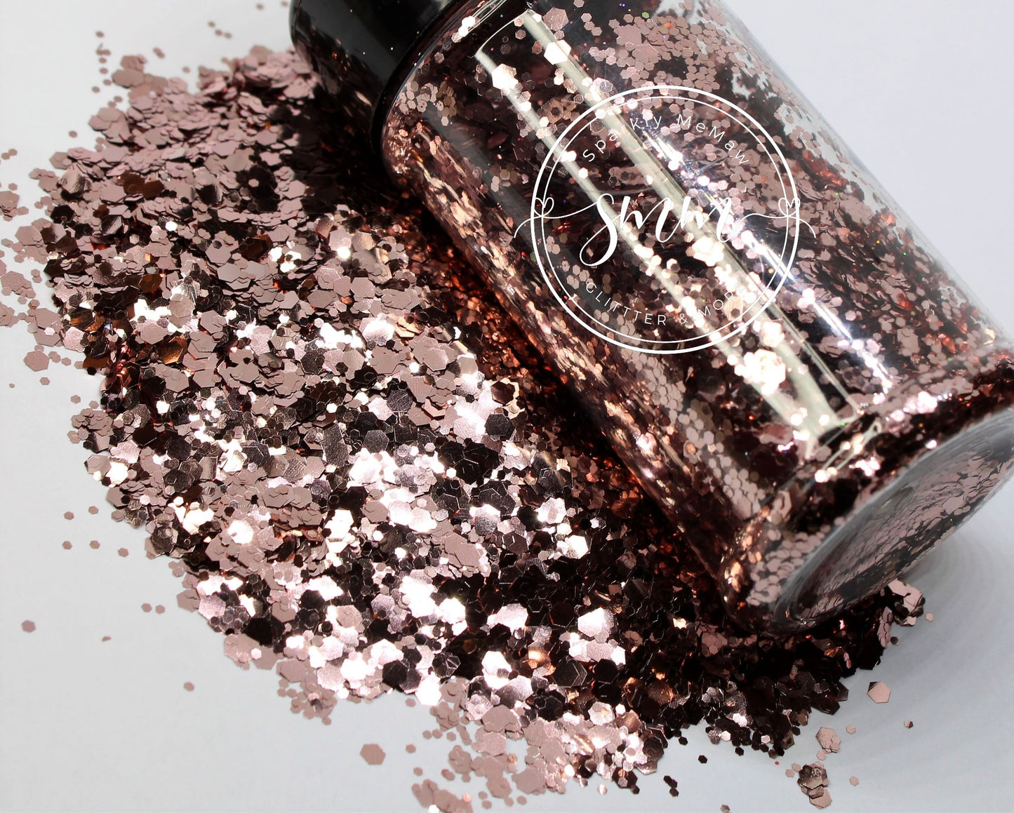 Rosie Posie (rose gold) mix glitter