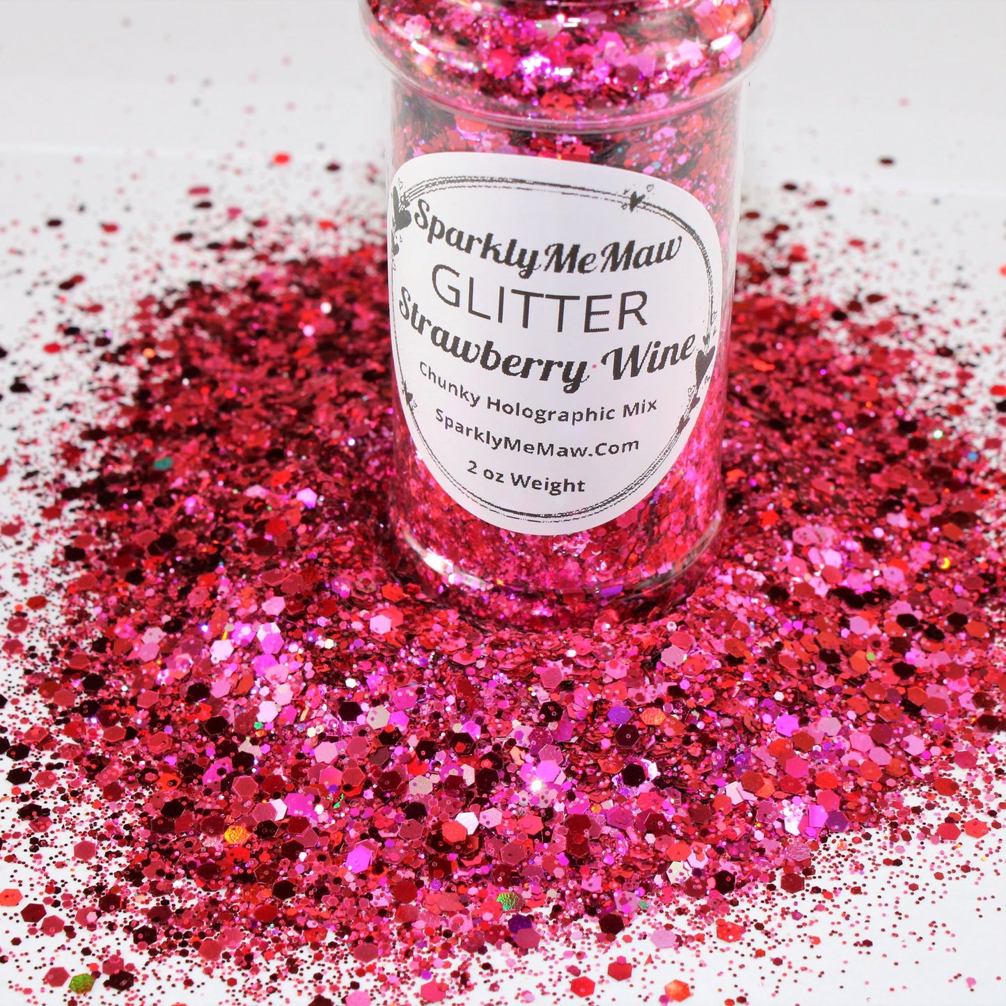 Strawberry Wine Chunky Mix Glitter