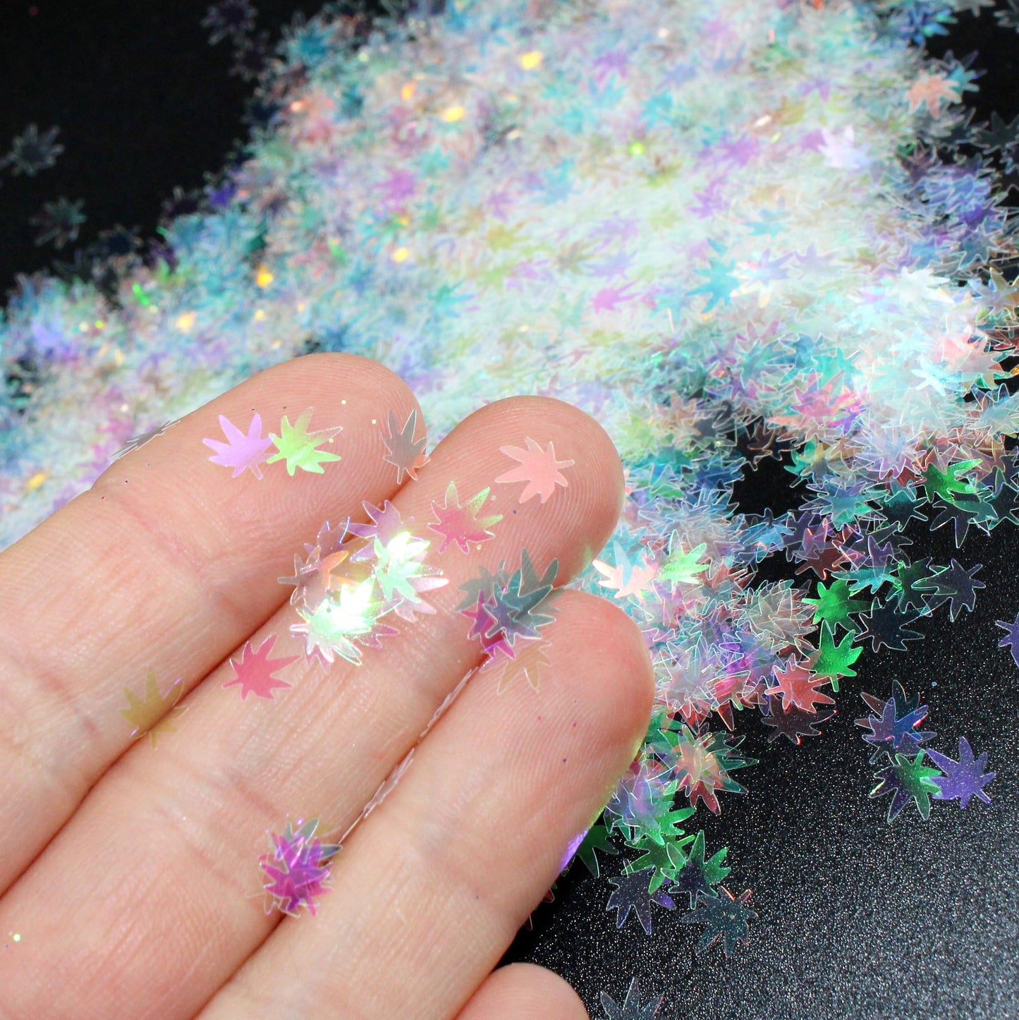 Toking Leaves Color Shifting Shape Glitter