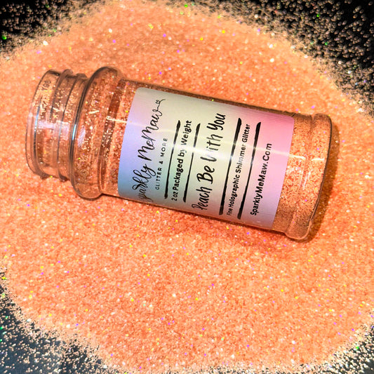 Peach Be with you Holographic Shimmer Fine Glitter