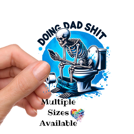 Dad Shit UV DTF Decal