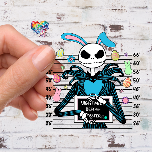 NightMare Before Easter UV DTF Decal