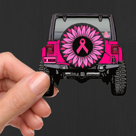 Sunflower Pink UV DTF Decal