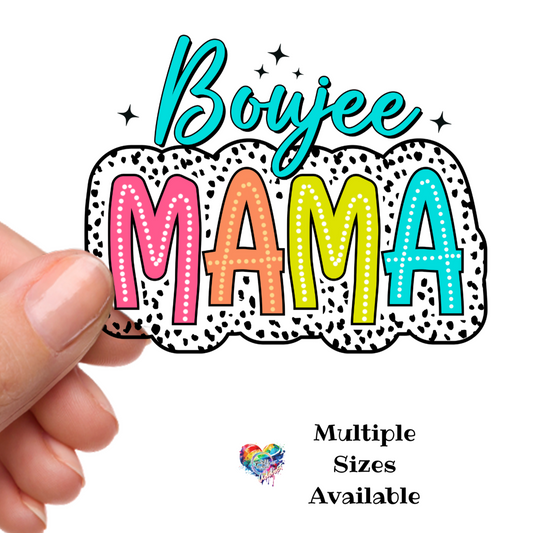 Boujee Mama UV DTF Decal