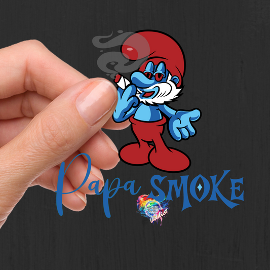 Papa Smoke UV DTF Decal
