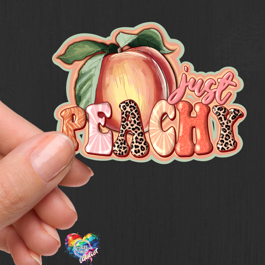 Just Peachy UV DTF Decal