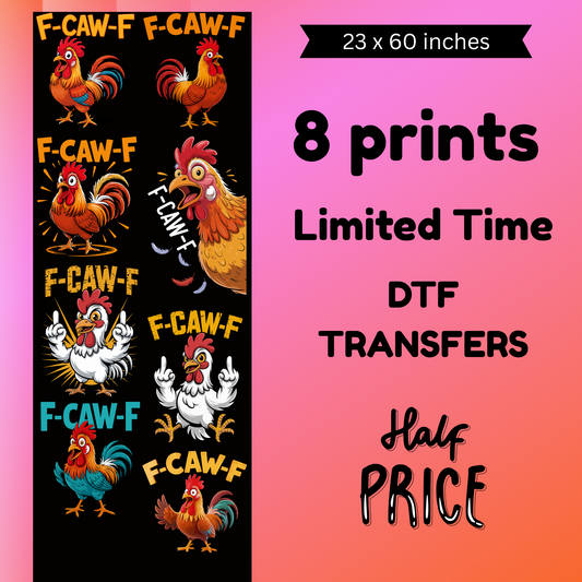 fcawf  (For Fabrics Only) Gang Sheet 5 Foot