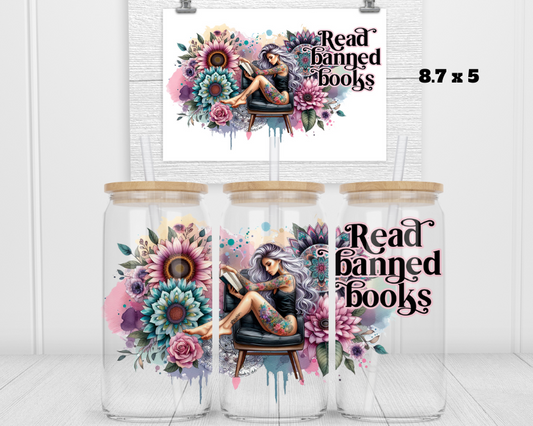 Banned Books UV DTF Wrap