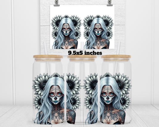 Sugar Skull UV DTF Wrap (Decal Set)