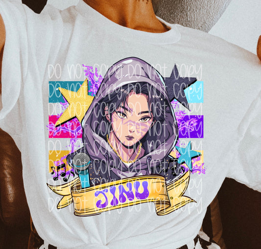 Jinu inspired DTF Print (Fabrics only) 2$ print deal
